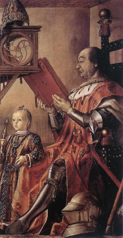BERRUGUETE, Pedro Prince Federico da Montefeltro and his Son